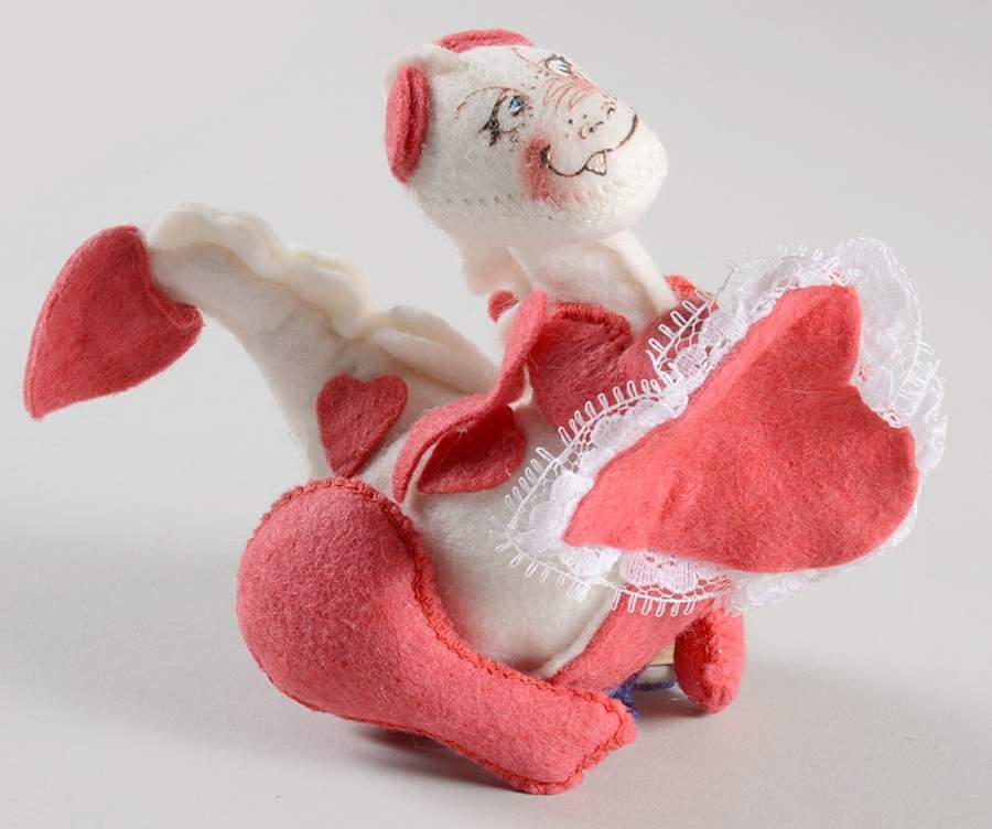 Annalee Dolls 1990 Valentine Dragon - No Box by Annalee-1