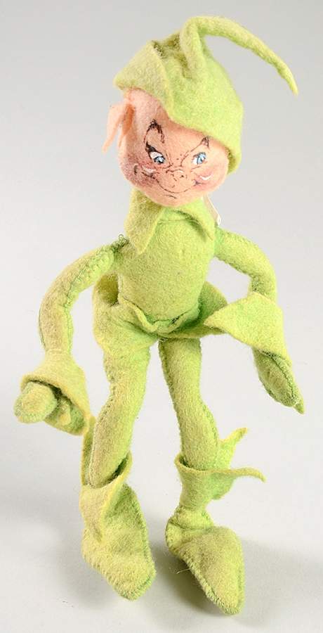 Annalee Dolls 1987 Lime Gren Spring Elf  - No Box by Annalee-1