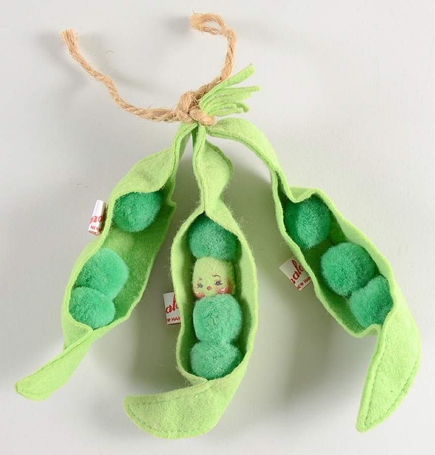 Annalee Dolls Set Of 3 Pea Pods  - No Box by Annalee-1