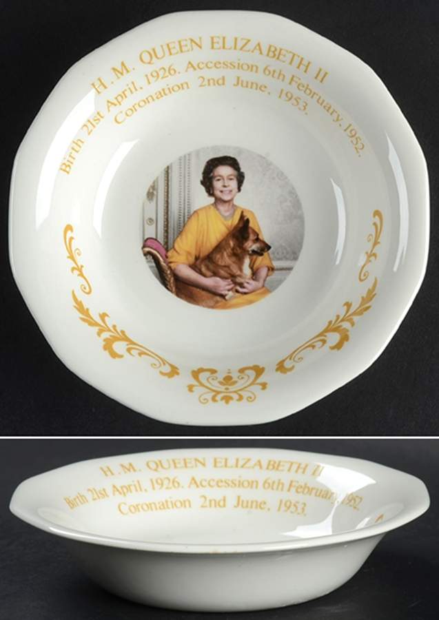 Adams China Royalty Giftware Elizabeth Ii 60th Birthday Bowl - No Box by Adams China-1