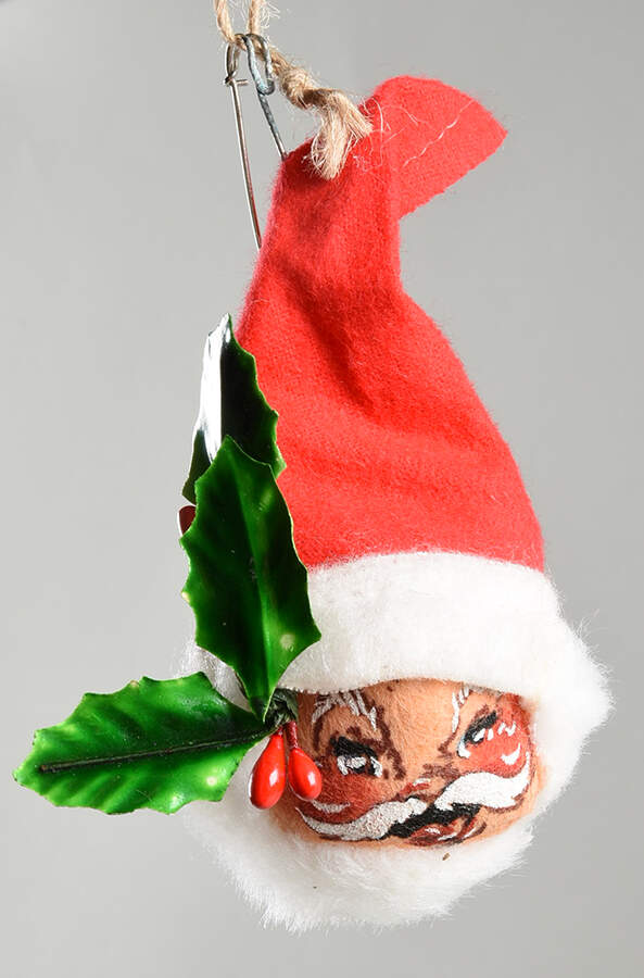 Annalee Christmas Ornaments Santa Head Pin - No Box by Annalee-1