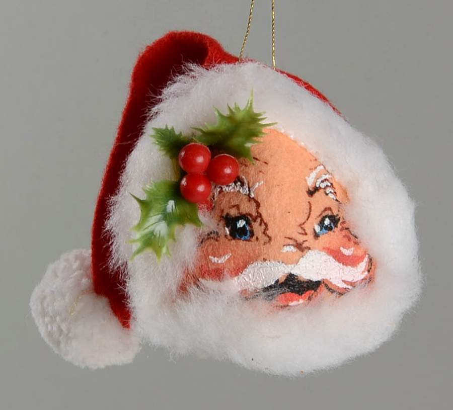 Annalee Christmas Ornaments Santa Head - No Box by Annalee-1