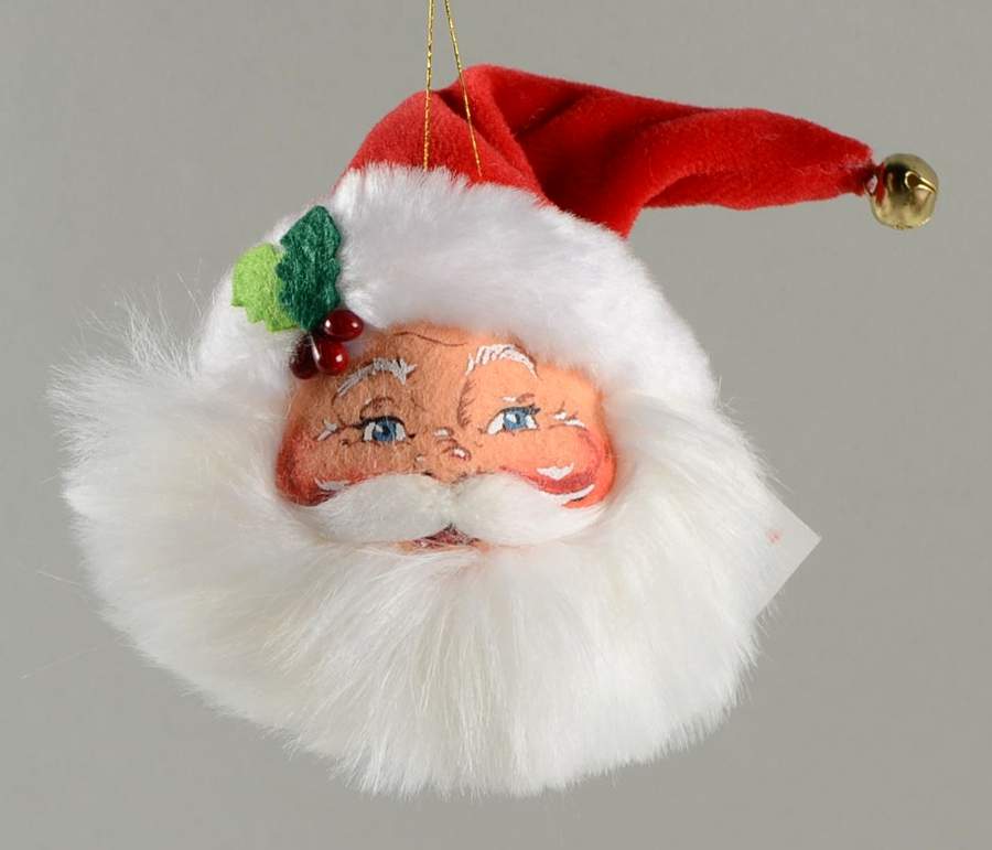 Annalee Christmas Ornaments Santa Head - No Box by Annalee-1