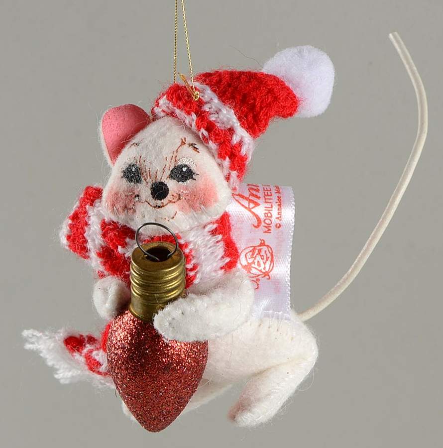 Annalee Christmas Ornaments Lights Out Mouse - No Box by Annalee-1