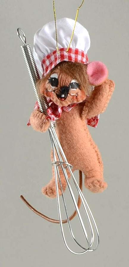 Annalee Christmas Ornaments Chef Mouse On Wisk - No Box by Annalee-1