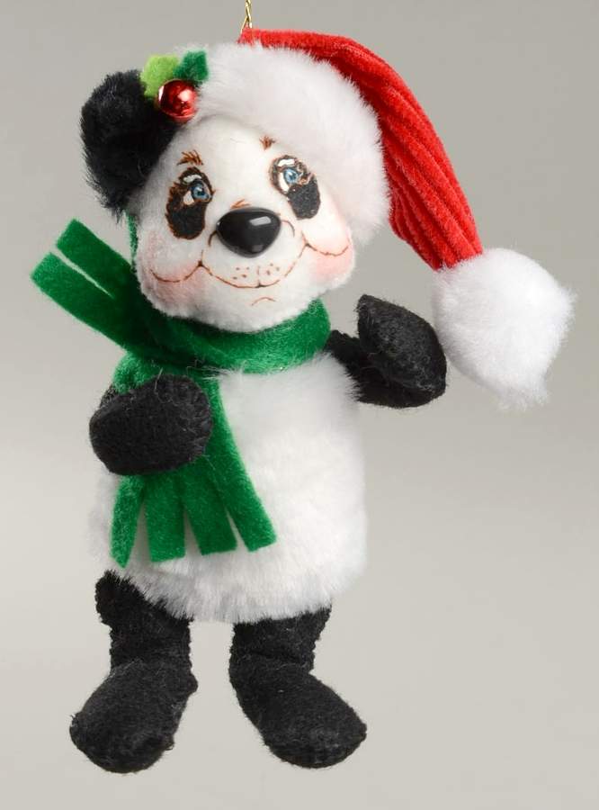 Annalee Christmas Ornaments Ribbon Panda - No Box by Annalee-1