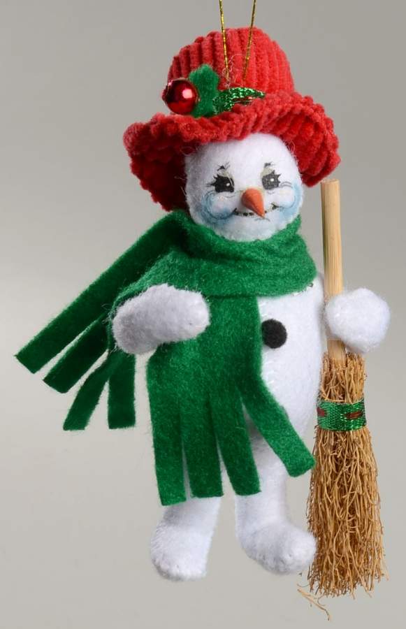 Annalee Christmas Ornaments Ribbon Snowman - No Box by Annalee-1