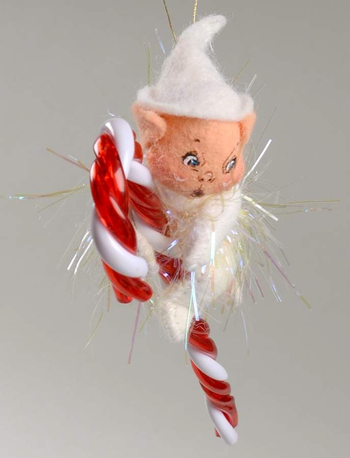 Annalee Christmas Ornaments Sweet On Christmas Elf-White - No Box 60 by Annalee-1