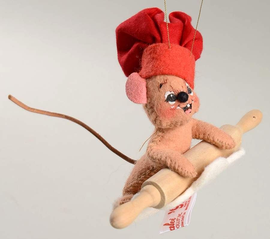 Annalee Christmas Ornaments Baker Mouse - No Box by Annalee-1