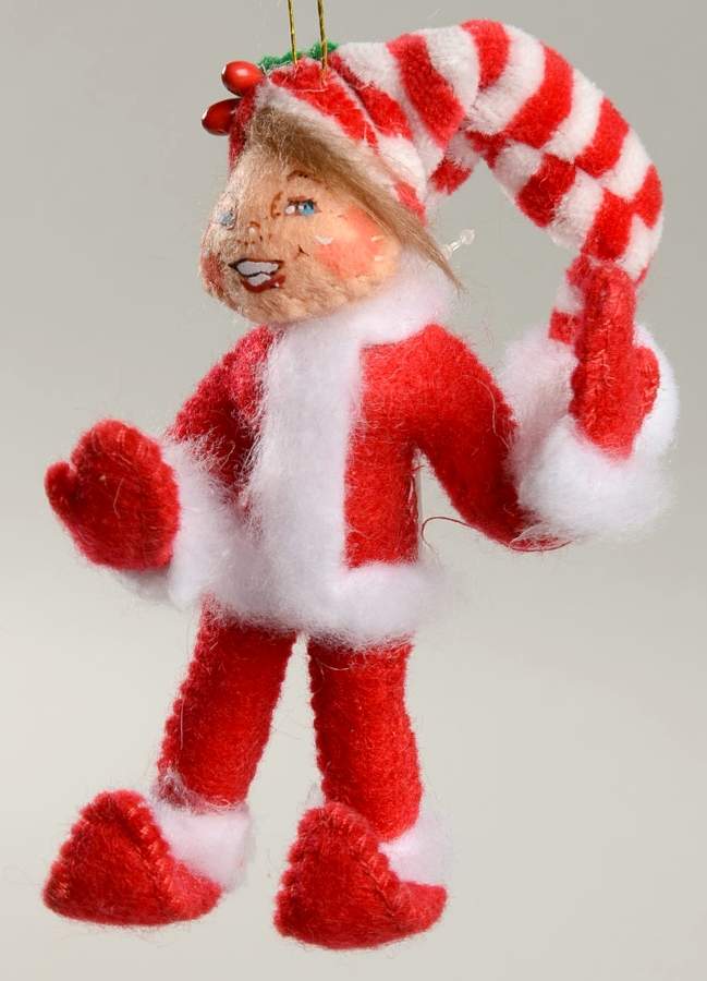 Annalee Christmas Ornaments Merry Mint Elf - No Box by Annalee-1