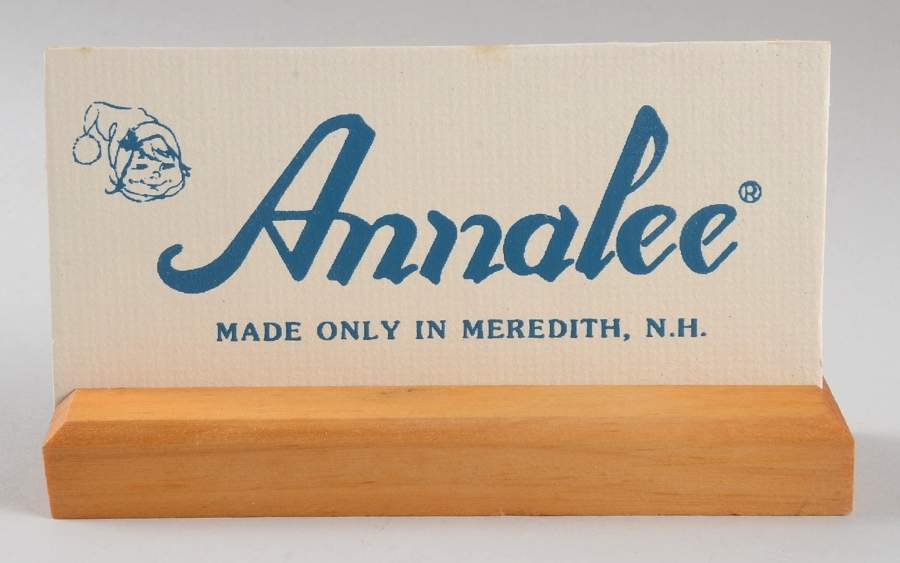 Advertising Signs Annalee/Meredith Nh - Wood & Cardboard Advertising Sign by Annalee-1