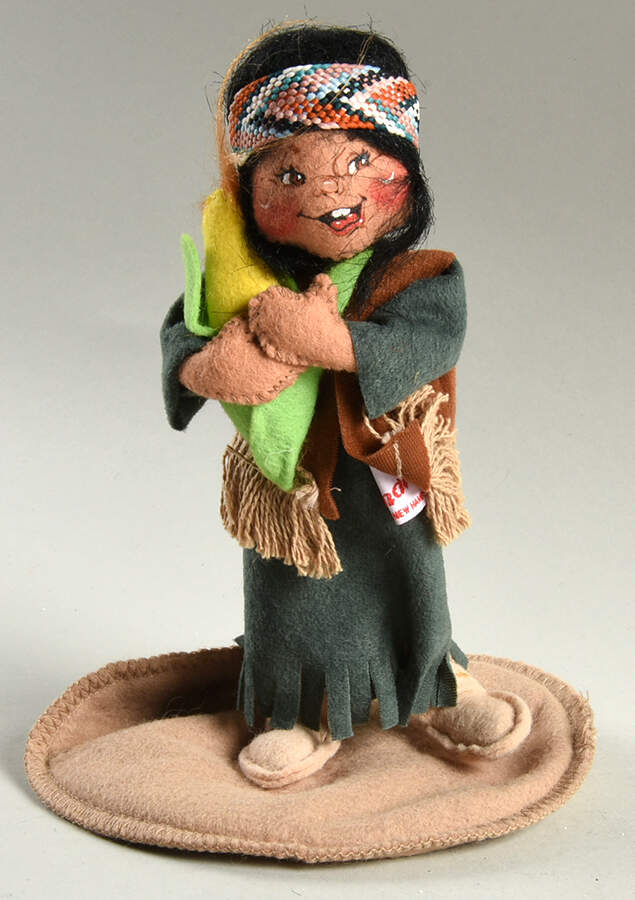 Thanksgiving Indian Girl Holding Corn - No Box by Annalee-1
