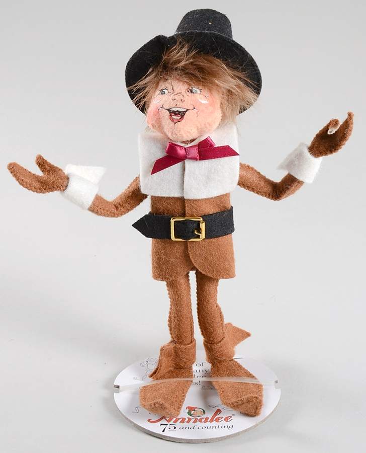 Thanksgiving Pilgrim Boy  - No Box by Annalee-1