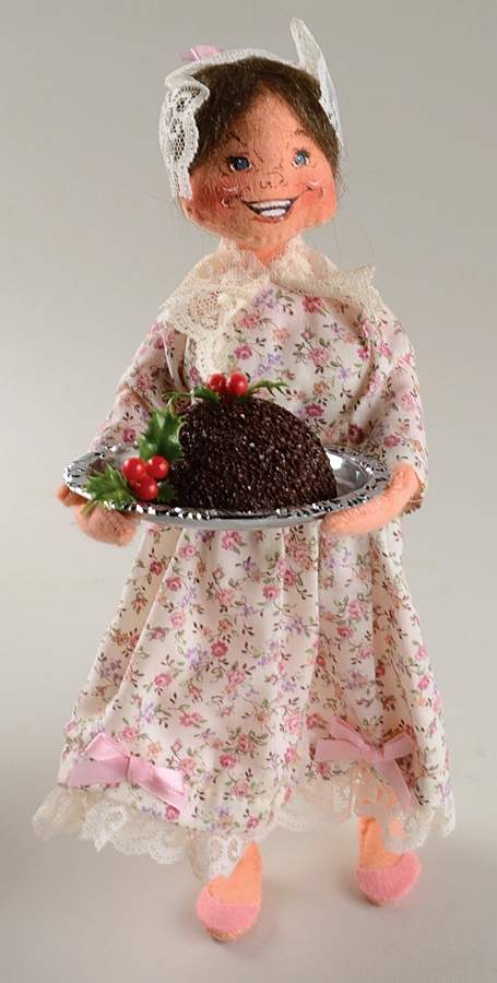 Thanksgiving Pilgrim Woman W/Yule Log - No Box by Annalee-1