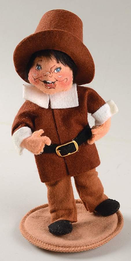 Thanksgiving Pilgrim Boy - No Box by Annalee-1