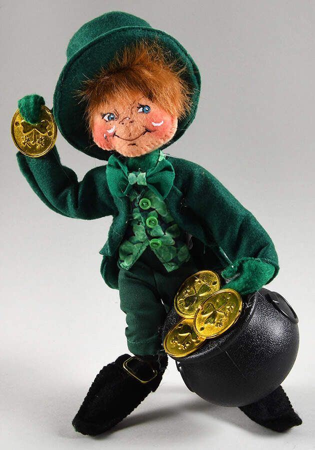 Annalee St Patrick's Day Pot Of Gold Leprechaun - No Box by Annalee-1