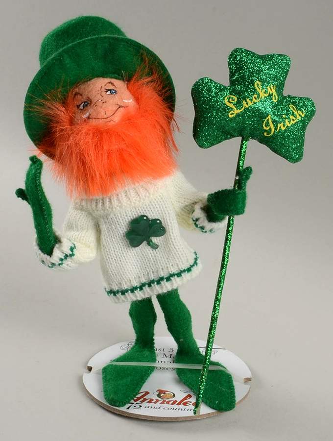 Annalee St Patrick's Day Lucky Irish Leprechaun Elf - No Box by Annalee-1