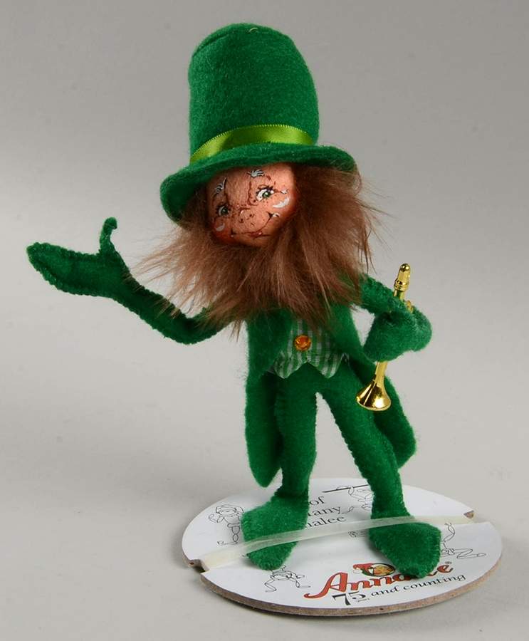 Annalee St Patrick's Day Leprechaun With Horn - No Box by Annalee-1