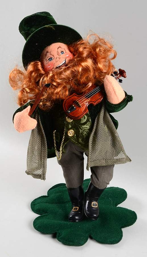 Annalee St Patrick's Day Irish Jig Leprechaun With Fiddle - No Box by Annalee-1