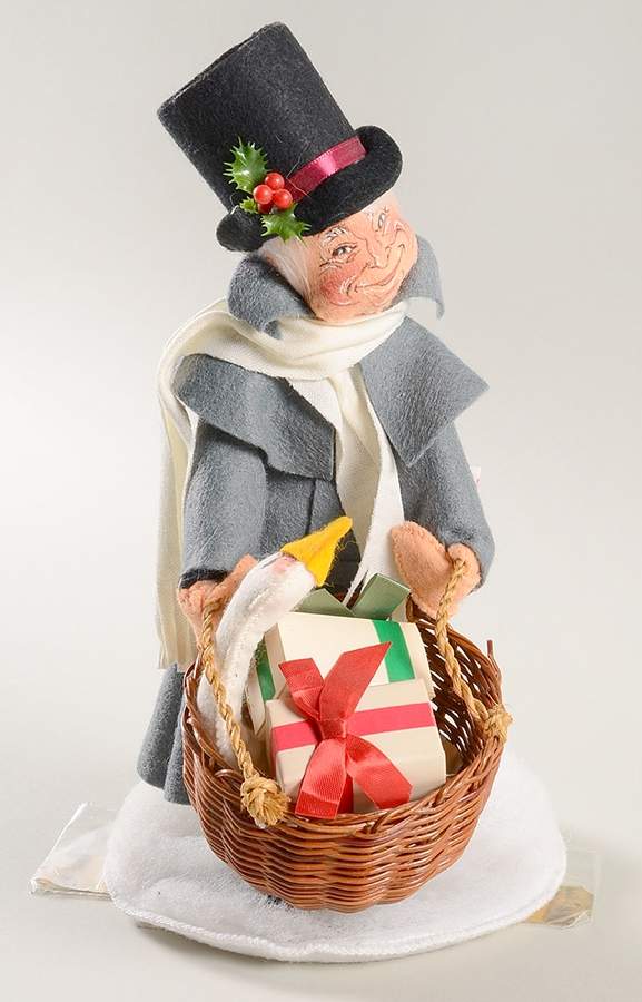 A Christmas Carol Scrooge With Basket - No Box by Annalee-1