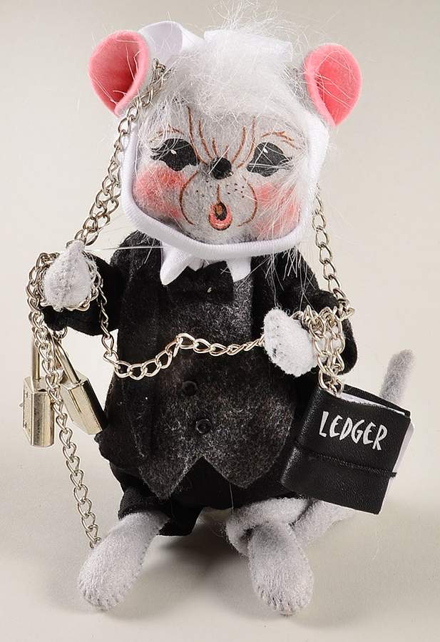 A Christmas Carol-Mice Jacob Marley Mouse - No Box by Annalee-1