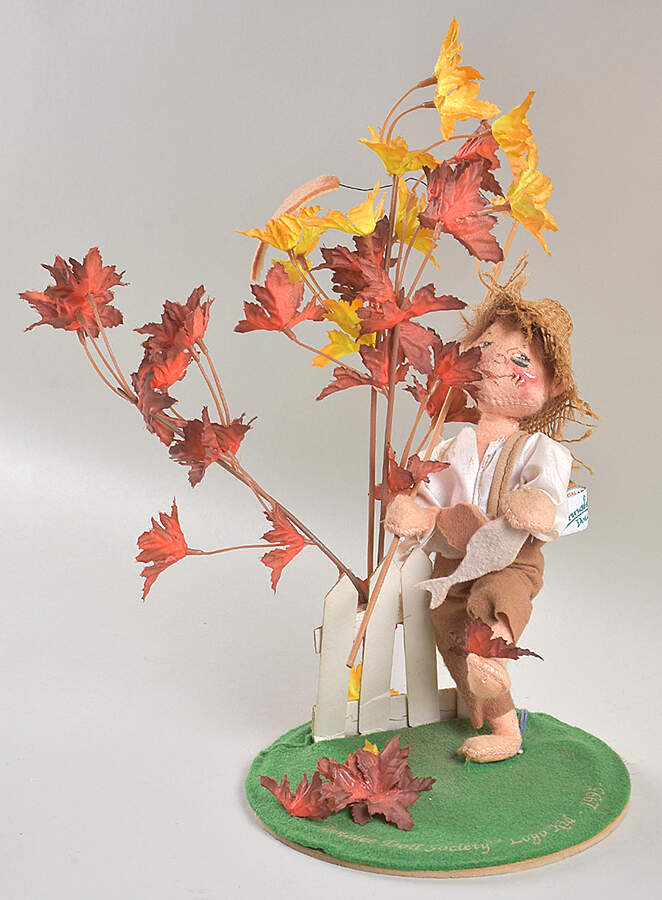 Doll Society Logo Kids Going Fishing Kid - No Box by Annalee-1