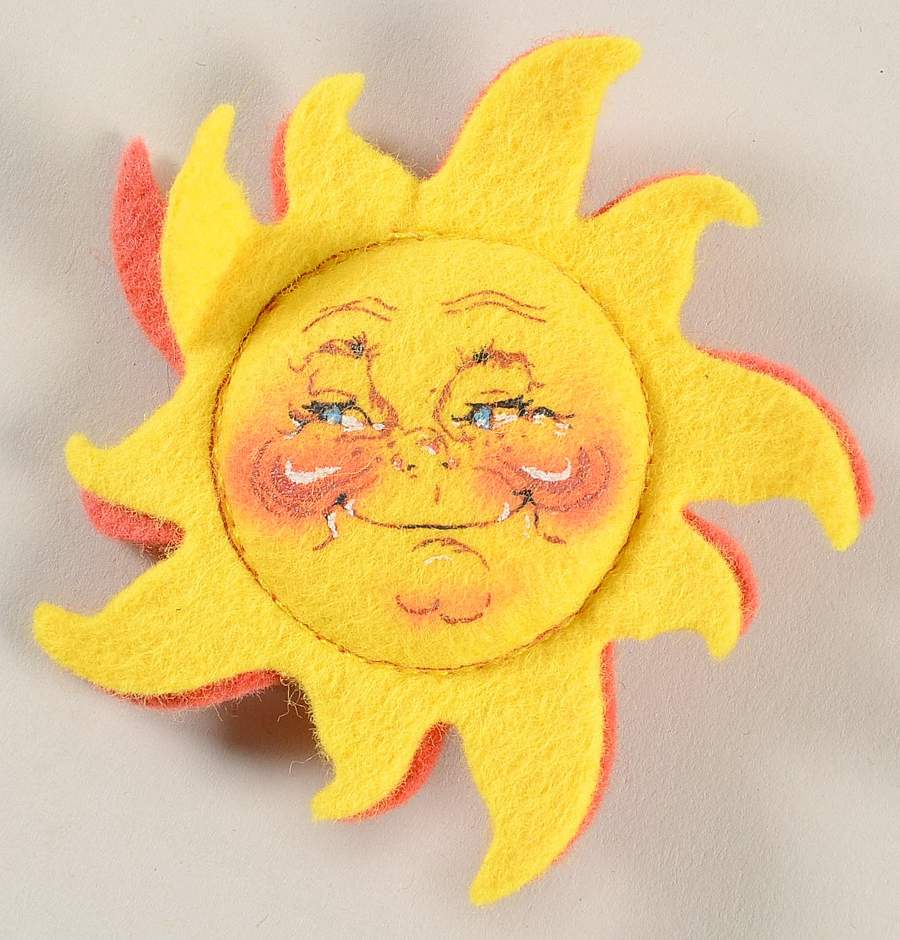 Doll Society Logo Kids 1993 Society Sun Pin - No Box by Annalee-1