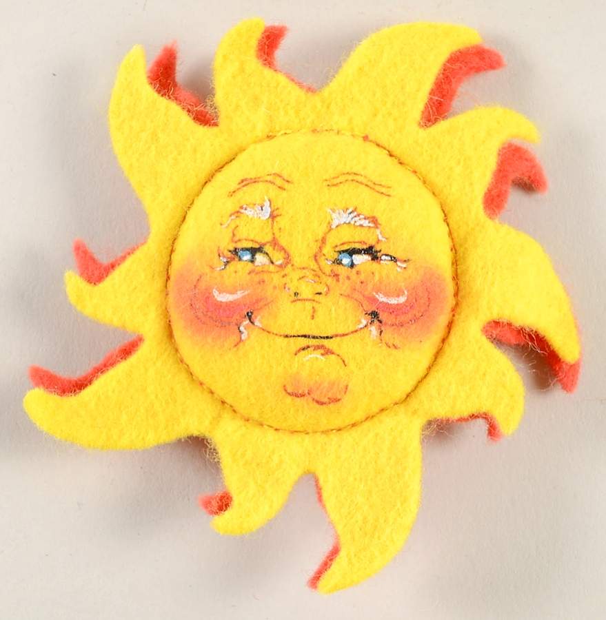 Doll Society Logo Kids 1996-97 Society Sun Pin - No Box by Annalee-1