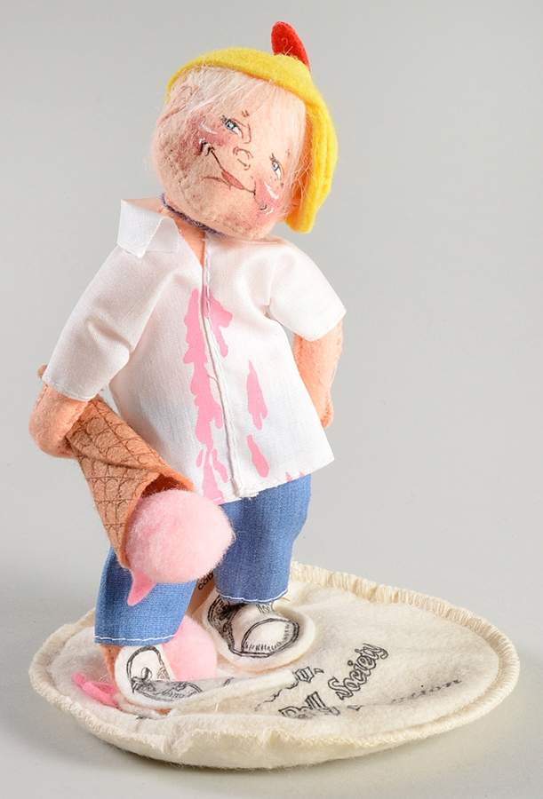 Doll Society Logo Kids Ice Cream Kid - No Box by Annalee-1