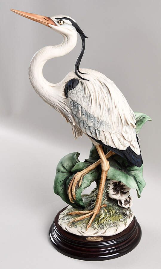 Birds Poised-Great Blue Heron - No Box by Armani-1