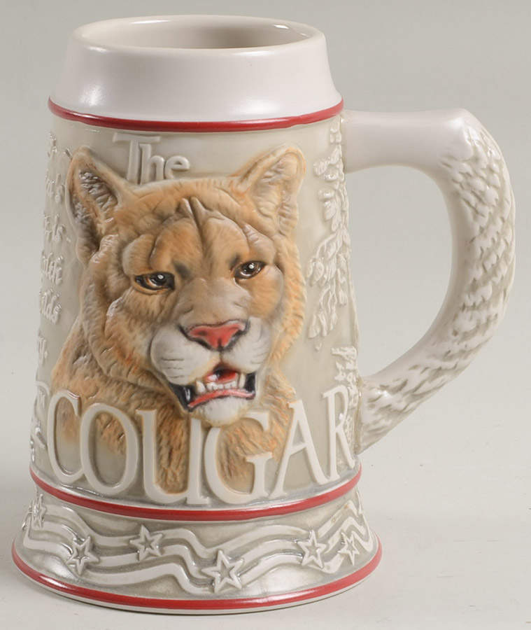 American Animal Stein The Cougar - No Box by Avon-1