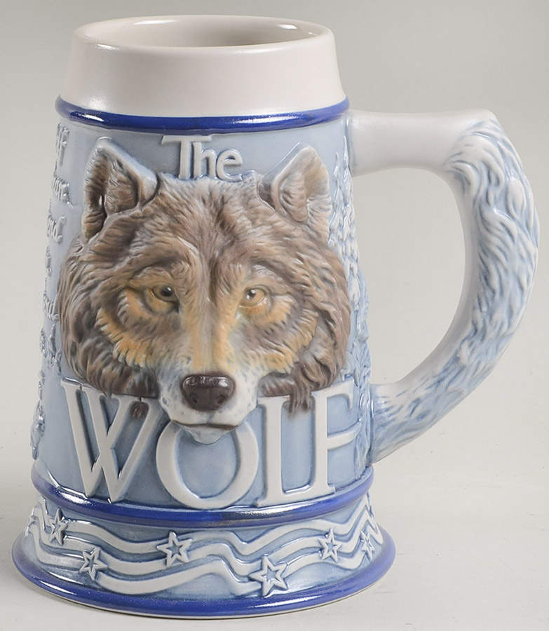 American Animal Stein The Gray Wolf - No Box by Avon-1