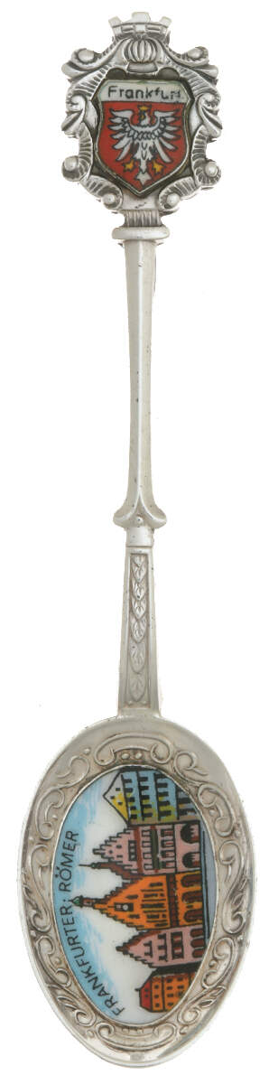 Souvenir Spoons (Sterling) Frankfurter. Romer, Frankfurt - No Box by Antiko 800-1