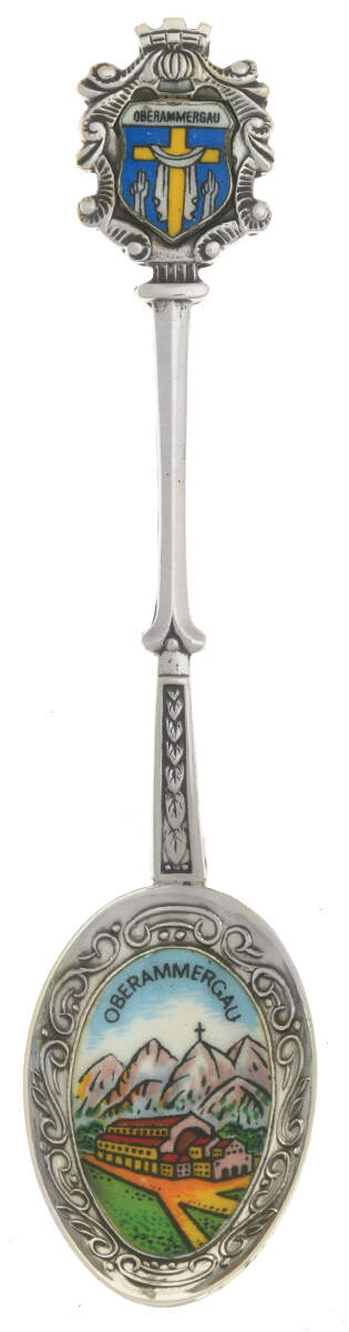 Souvenir Spoons (Sterling) Oberammergau - No Box by Antiko 800-1