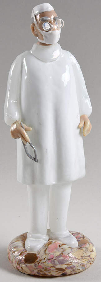 Jaroslav Brychta Figurines Surgeon - No Box by Sklo (Czech)-1