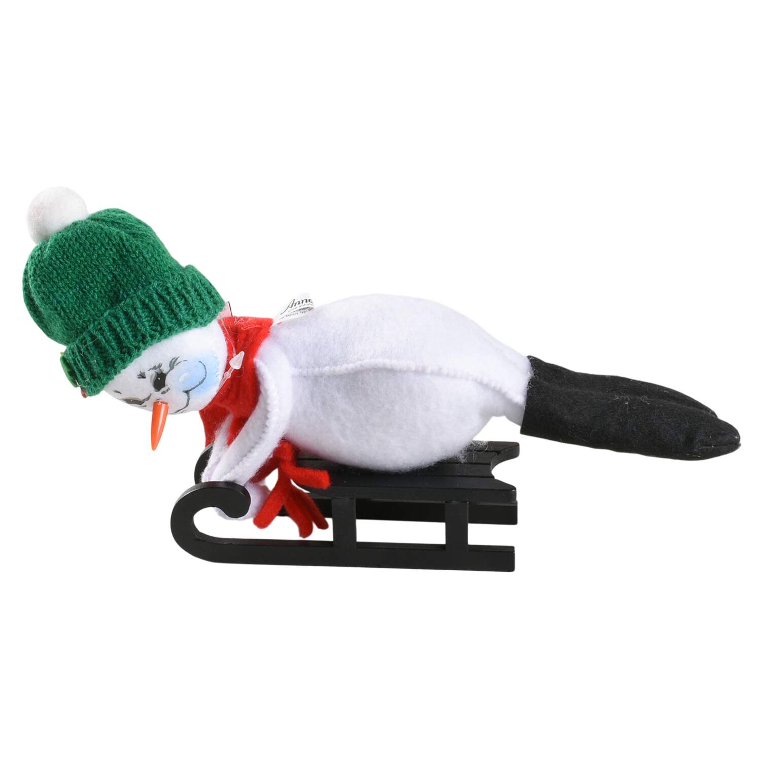 Snowman Sledding Snowman - No Box by Annalee-1
