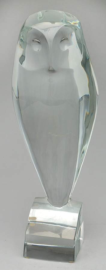 Baccarat Crystal Figurines Owl-Large - With Box Bx851 by Baccarat-1