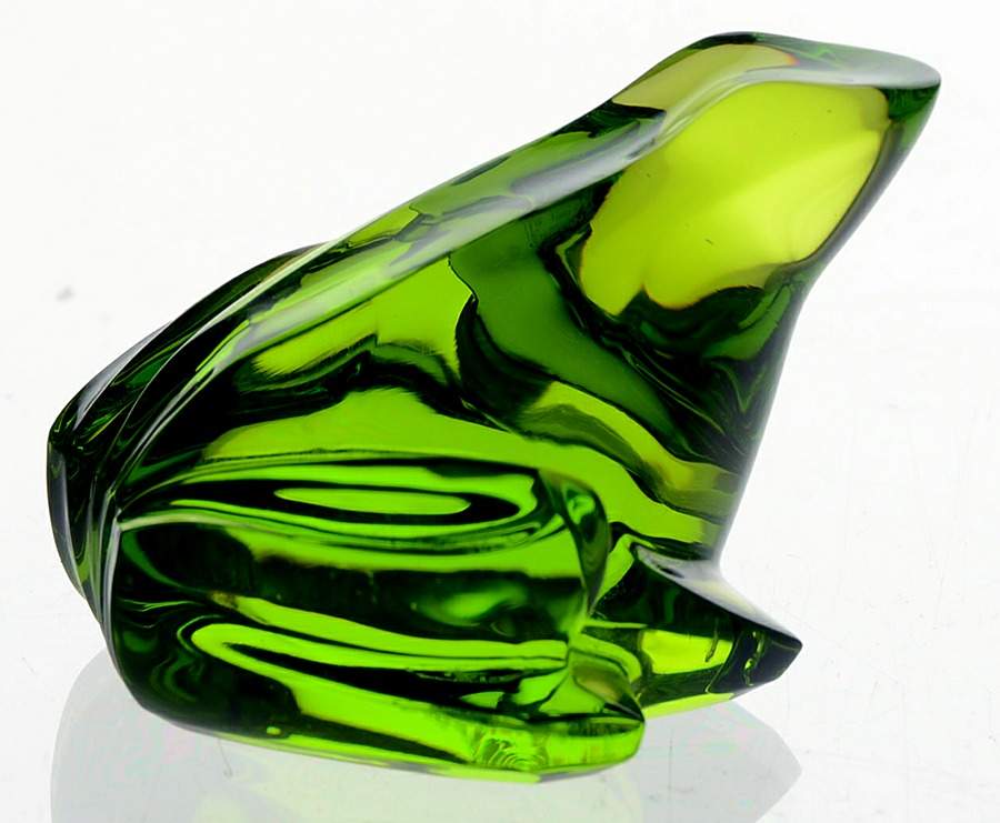 Baccarat Crystal Figurines Tree Frog-Green - Boxed by Baccarat-1