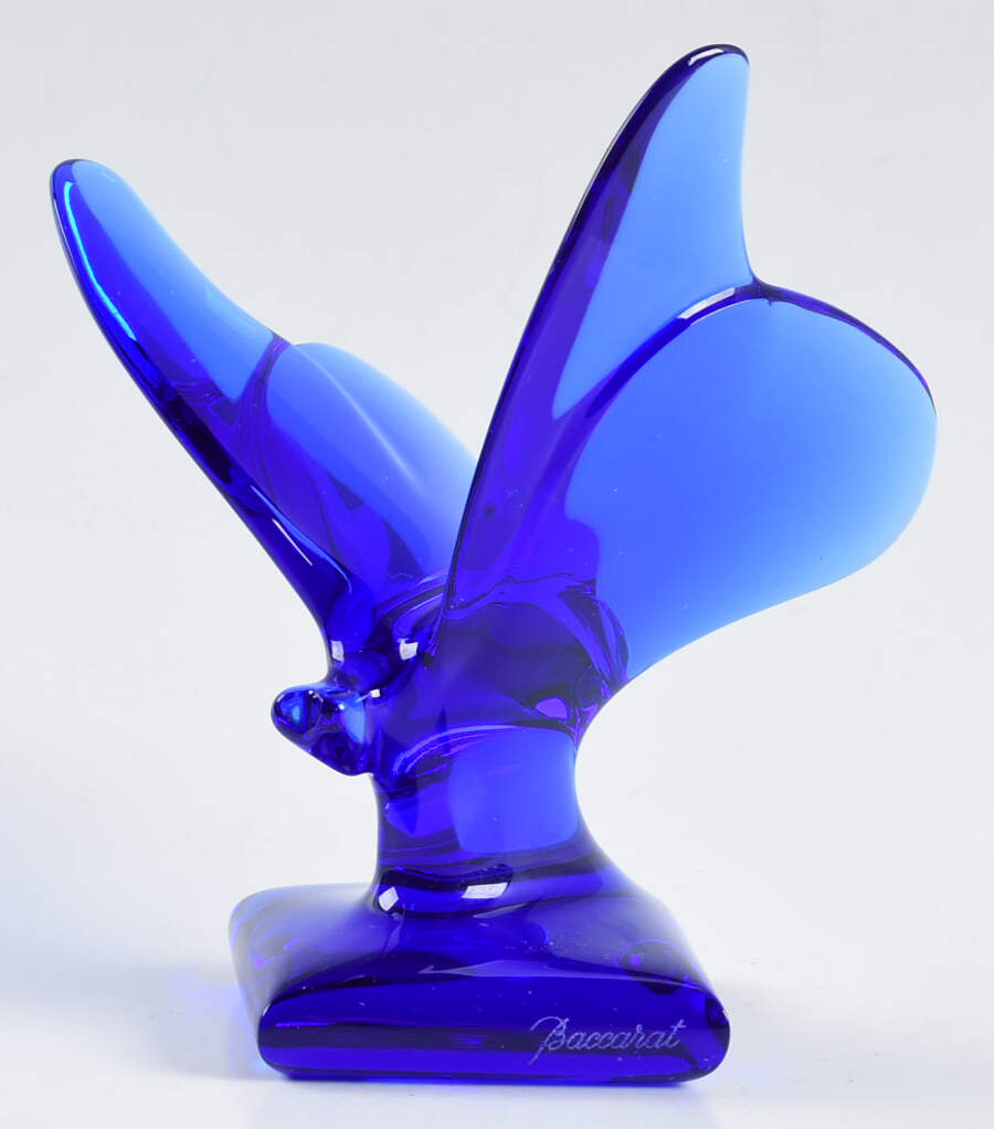Baccarat Crystal Figurines Butterfly-Cobalt Blue - Boxed by Baccarat-1