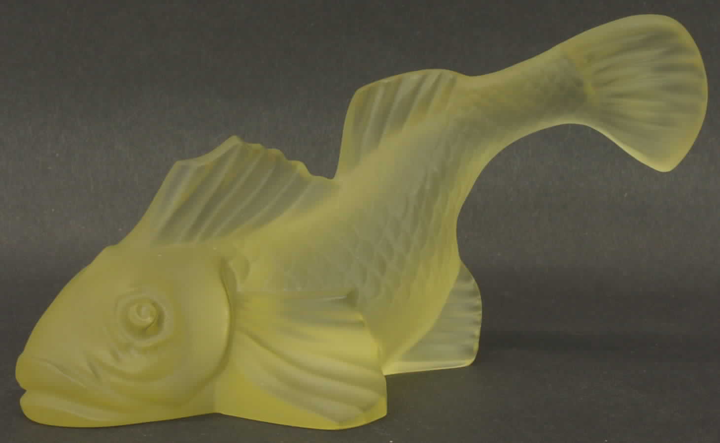 Baccarat Crystal Figurines Fish-Carbot-Yellow - Boxed by Baccarat-1