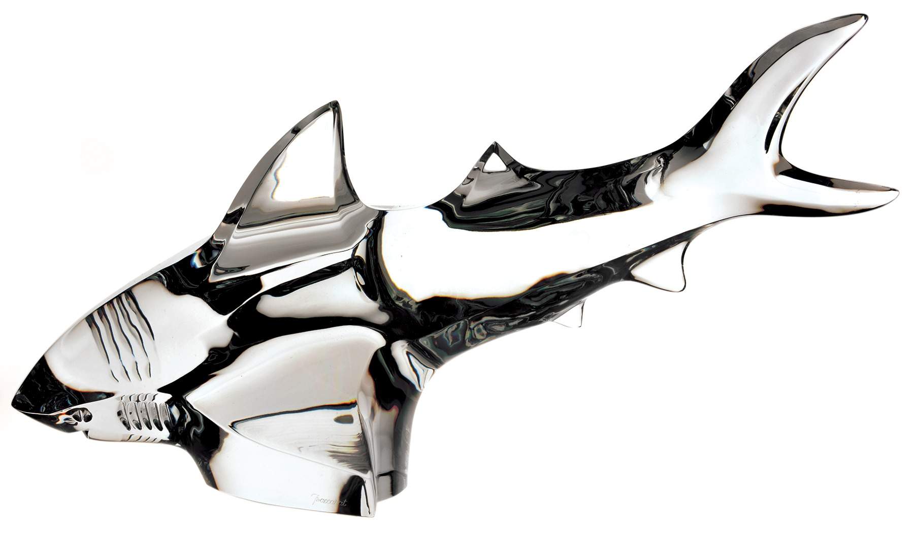 Baccarat Crystal Figurines Shark-Large - Boxed by Baccarat-1