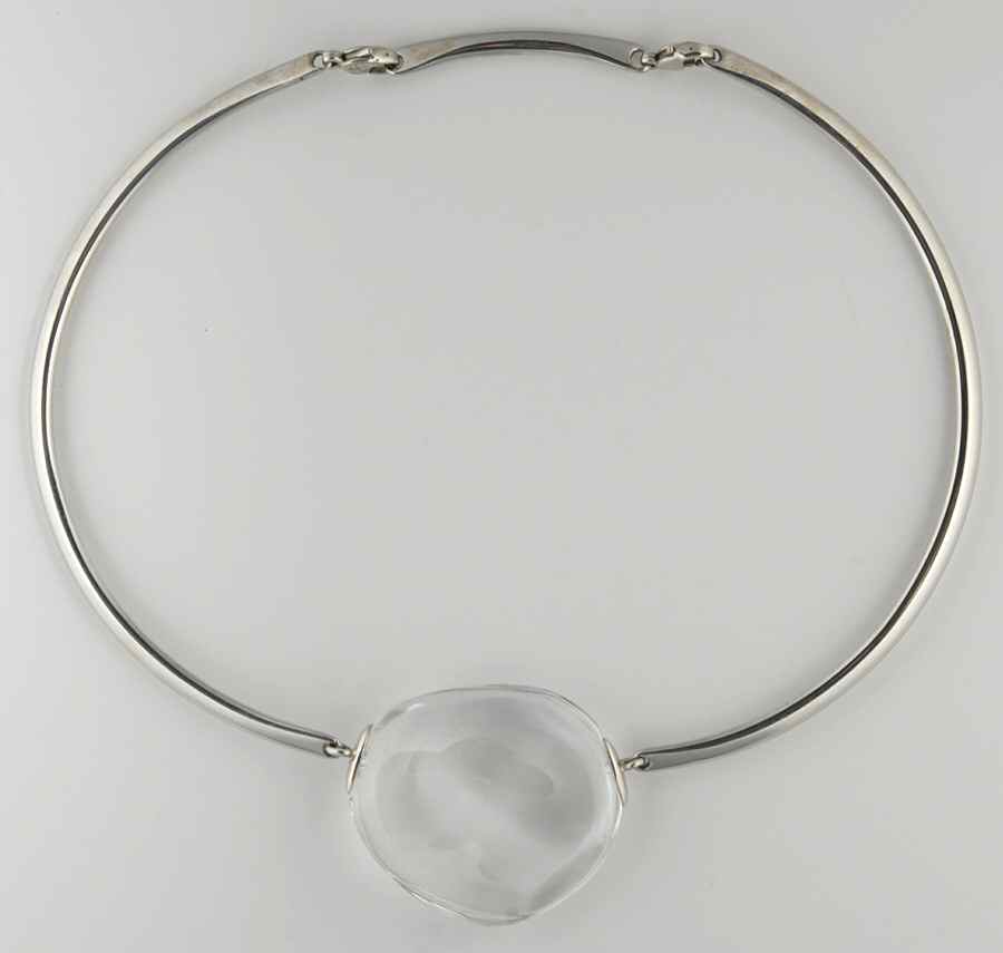 Baccarat Crystal Figurines Silver Necklace - Boxed by Baccarat-1