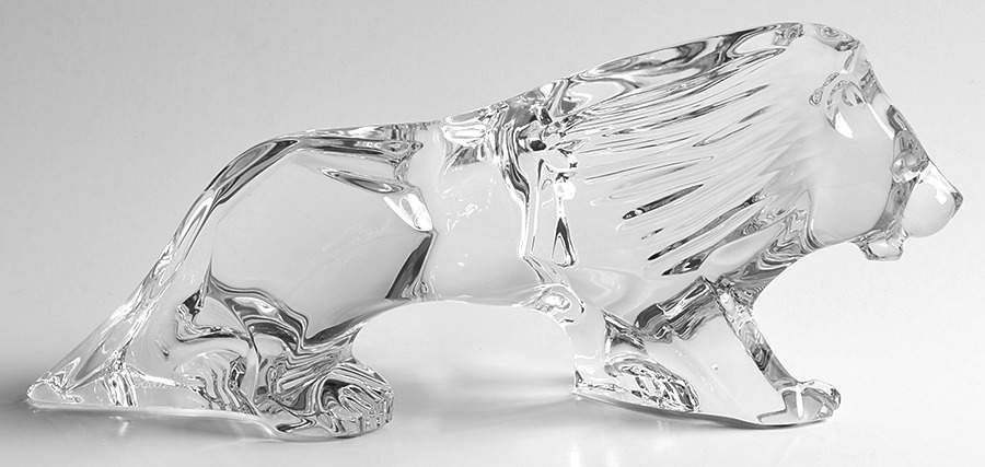 Baccarat Crystal Figurines Lion - With Box Bx356 by Baccarat-1