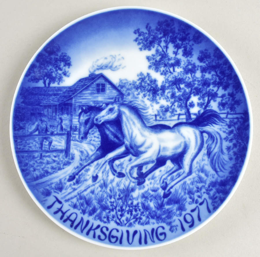 Thanksgiving Day Horses - Boxed by Bareuther & Co-1