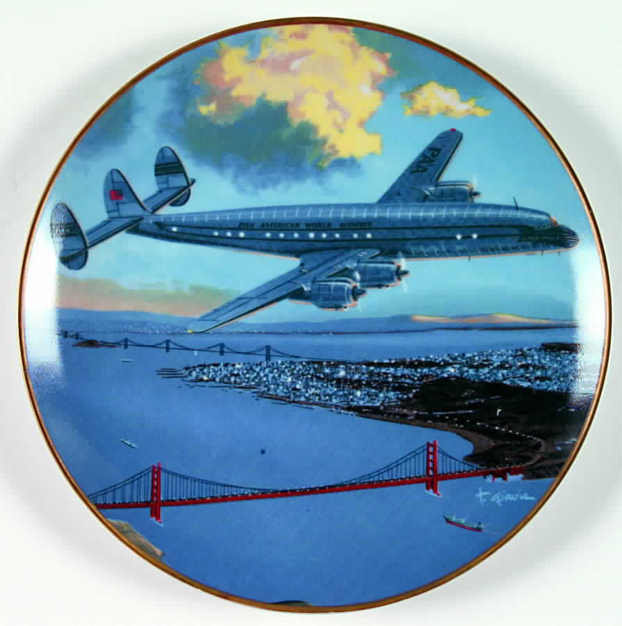 Pan Am-Pioneer Flights A "Constellation" Circles The Globe - Boxed by Bauscher Weiden-1