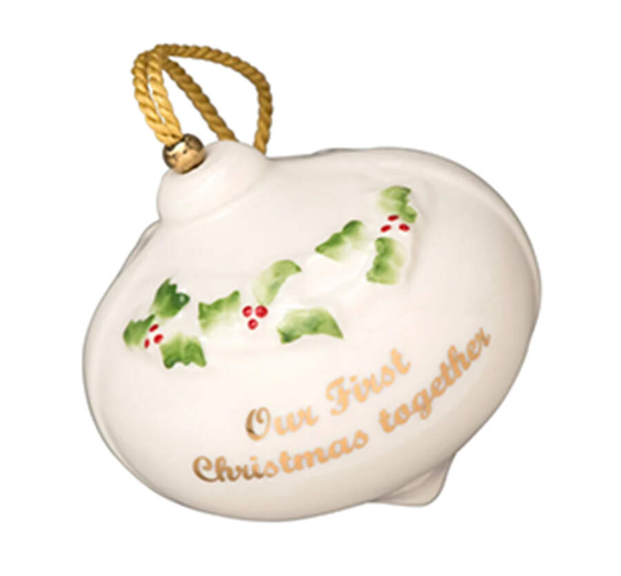 Our 1st Christmas Bauble - Boxed by Belleek Pottery (Ireland)-1