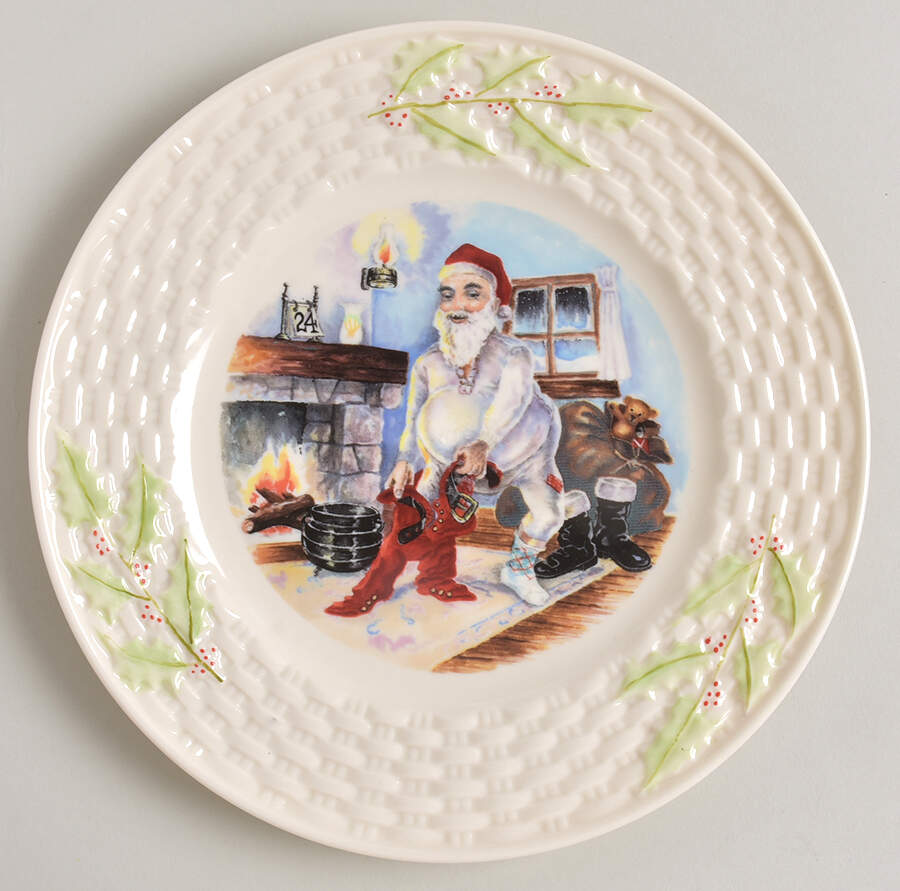 Christmas In Ireland Dressing Up On Christmas Eve - Boxed by Belleek Pottery (Ireland)-1