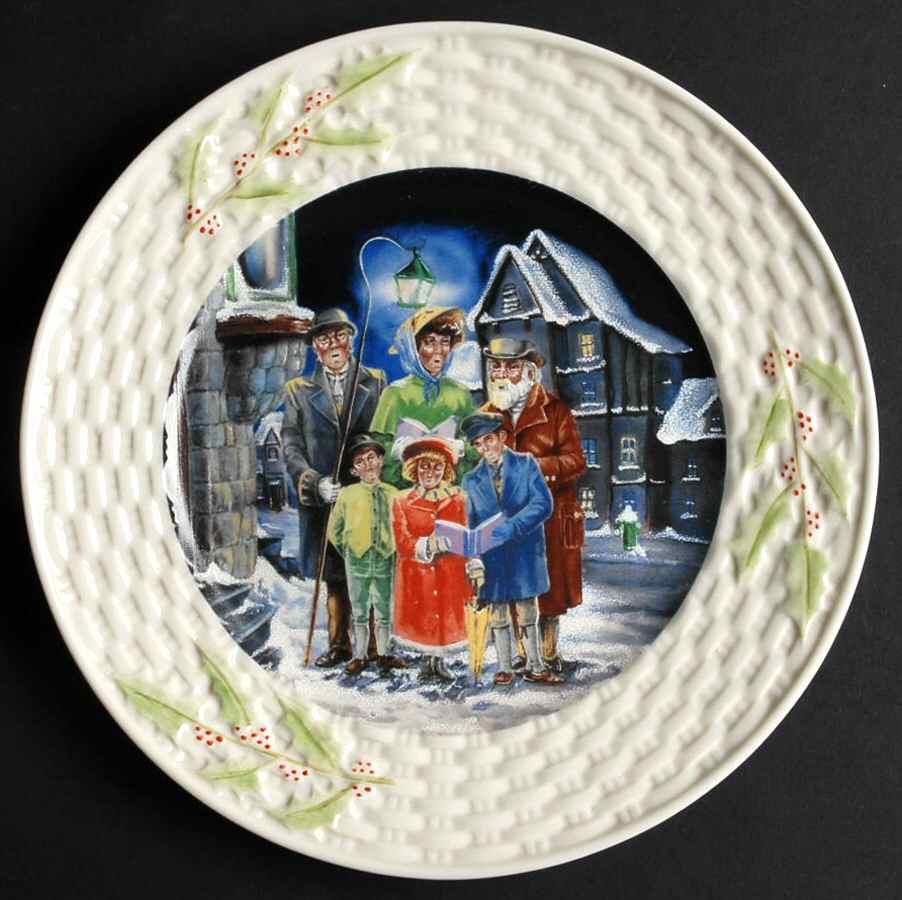 Holiday Scenes in Ireland The Carol Singers - Boxed by Belleek Pottery (Ireland)-1