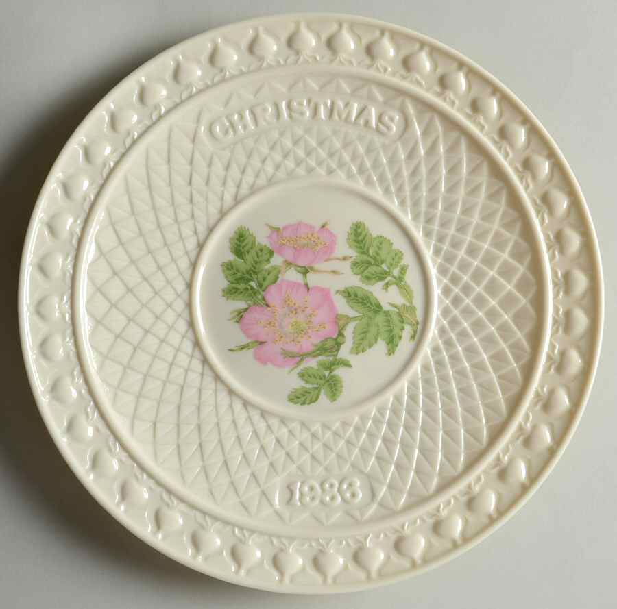 Irish Countryside Wild Irish Rose - No Box by Belleek Pottery (Ireland)-1