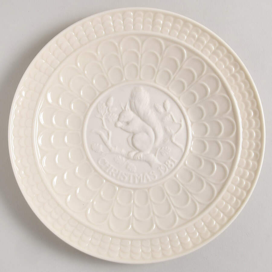 Irish Wildlife Red Squirrel - No Box by Belleek Pottery (Ireland)-1